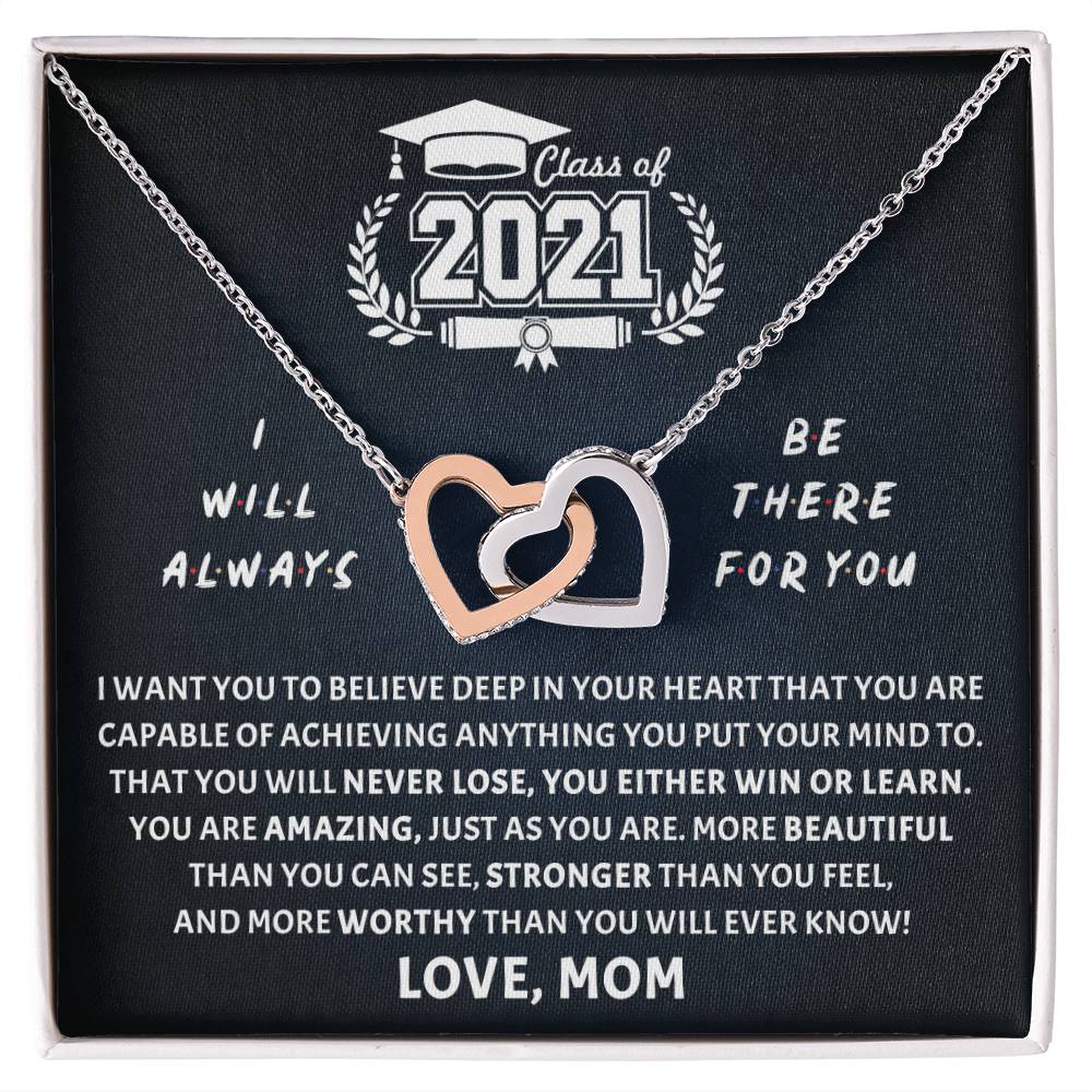 Believe In Deep Interlocking Hearts Necklace