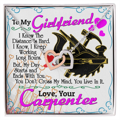 Carpenter'S Girlfriend - Interlocking Heart Necklace Interlocking Hearts Necklace