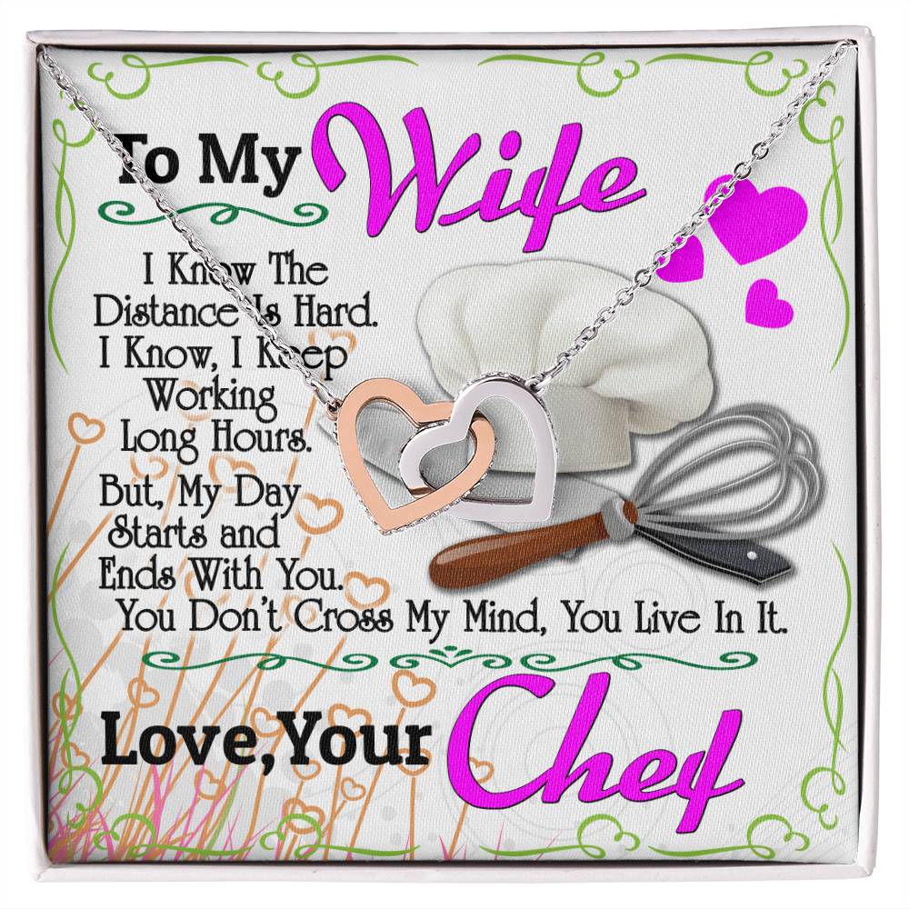 Chef'S Wife - Interlocking Heart Necklace Interlocking Hearts Necklace