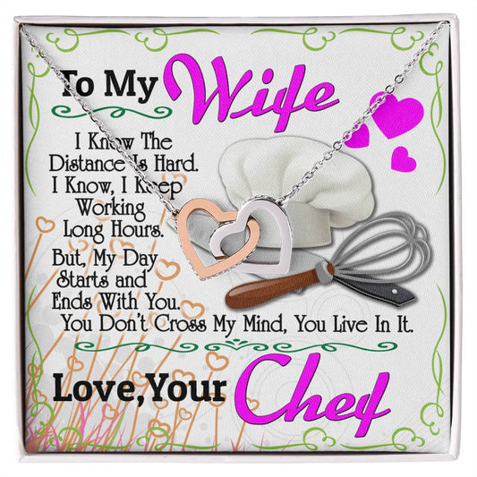 Chef'S Wife - Interlocking Heart Necklace Interlocking Hearts Necklace