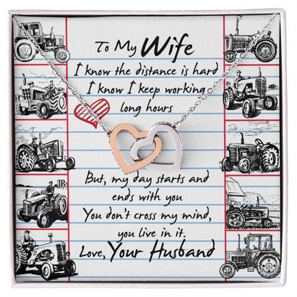 Farmer'S Wife - Interlocking Heart Necklace Interlocking Hearts Necklace