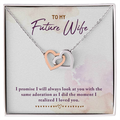 Future Wife Interlocking Hearts Necklace