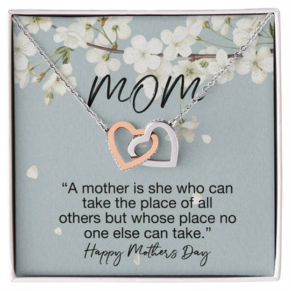 Gift For Mom From Daughter On Mother'S Day Gift For Mom On Mothers Day 2021 Gift Guide For Mom Gift Ideas For Mom Interlocking Hearts Necklace