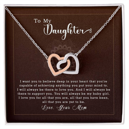 Collection Daughter - Interlocking Hearts Necklace