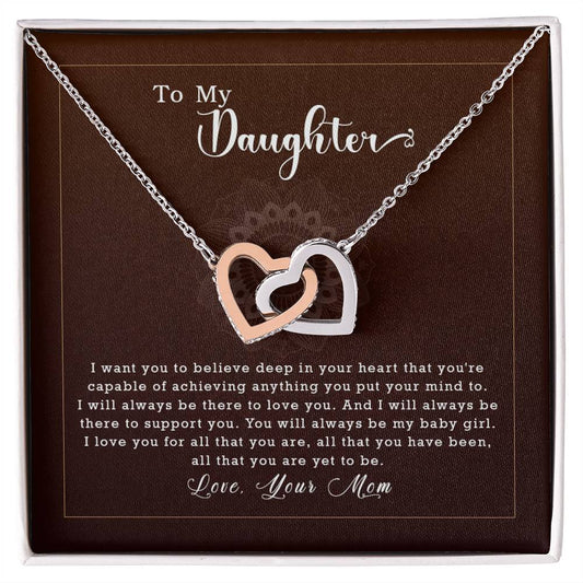 Collection Daughter - Interlocking Hearts Necklace
