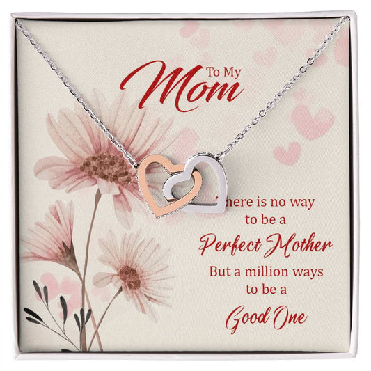 Gift For Mom - Perfect Mother - The Interlocking Heart Necklace Interlocking Hearts Necklace