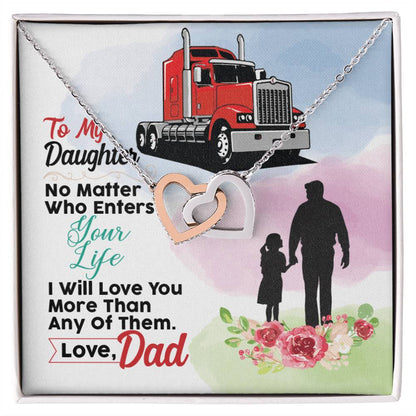 Trucker'S Daughter - Interlocking Heart Necklace Interlocking Hearts Necklace