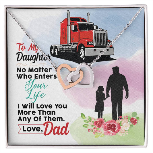 Trucker'S Daughter - Interlocking Heart Necklace Interlocking Hearts Necklace