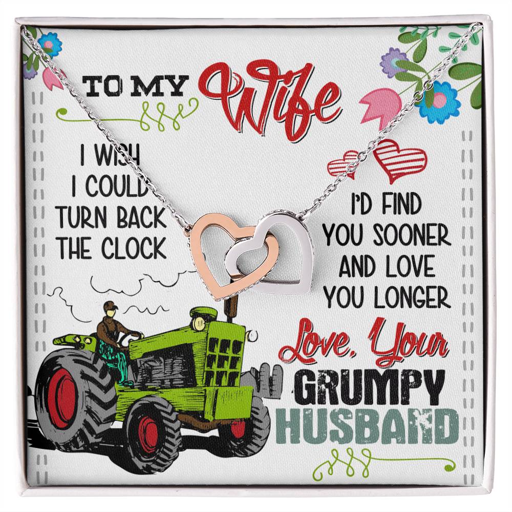 Farmer'S Wife - Interlocking Heart Necklace Interlocking Hearts Necklace