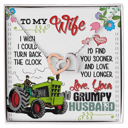 Farmer'S Wife - Interlocking Heart Necklace Interlocking Hearts Necklace