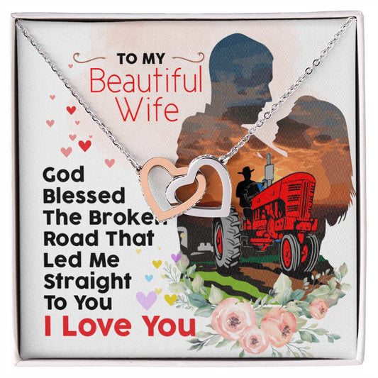 Farmer'S Wife - Interlocking Heart Necklace Interlocking Hearts Necklace