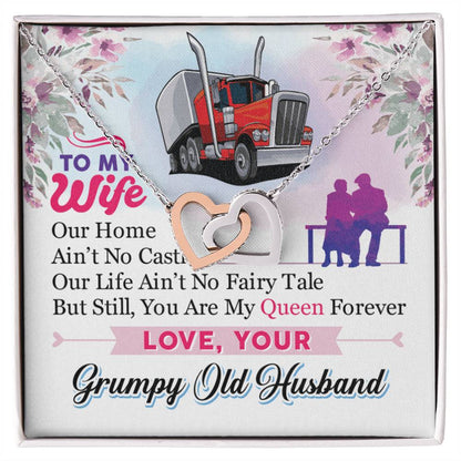 Trucker'S Wife - Interlocking Heart Necklace Interlocking Hearts Necklace