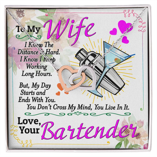 Bartender'S Wife - Interlocking Heart Necklace Interlocking Hearts Necklace