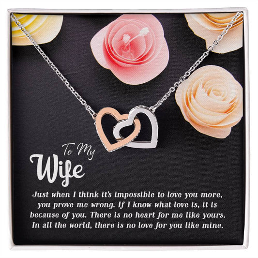 Collection Wife - Just When I Think - Necklace Interlocking Hearts Necklace