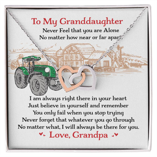 Farmer'S Granddaughter - Interlocking Heart Necklace Interlocking Hearts Necklace