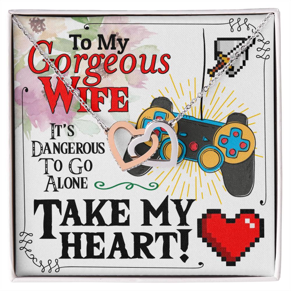 Gamer'S Wife - Interlocking Heart Necklace Interlocking Hearts Necklace