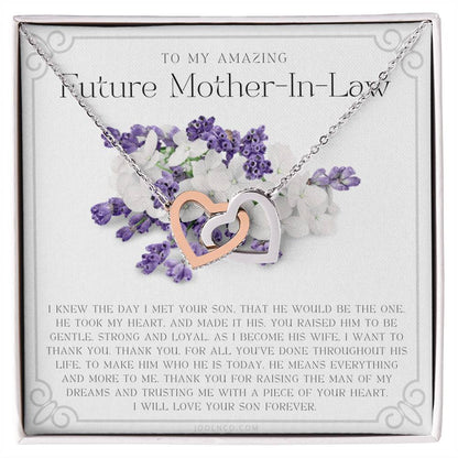 Future Mother In Law Gift Mom In Law Jewelry Mother'S Day Gift For Mother-In-Law Gift For Mother In Law Mother-In-Law Necklace Interlocking Hearts Necklace
