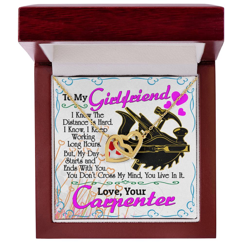 Carpenter'S Girlfriend - Interlocking Heart Necklace Interlocking Hearts Necklace