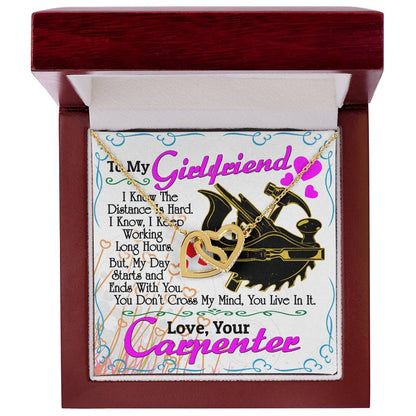 Carpenter'S Girlfriend - Interlocking Heart Necklace Interlocking Hearts Necklace