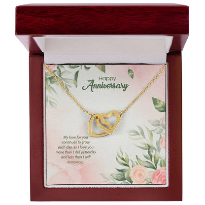 Anniversary Edition Love Grows Everyday - Interlocking Hearts Necklace