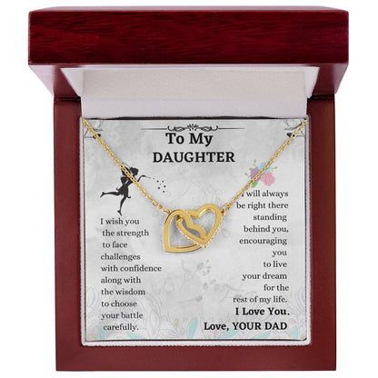 TO5EFF~1 Interlocking Hearts Necklace