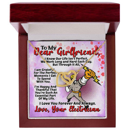 Electrician'S Girlfriend- Interlocking Heart Necklace Interlocking Hearts Necklace