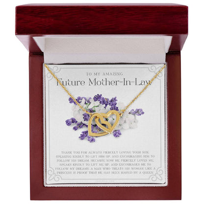 Future Mother In Law Gift Mom In Law Jewelry Mother'S Day Gift For Mother-In-Law Gift For Mother In Law Mother-In-Law Necklace Interlocking Hearts Necklace