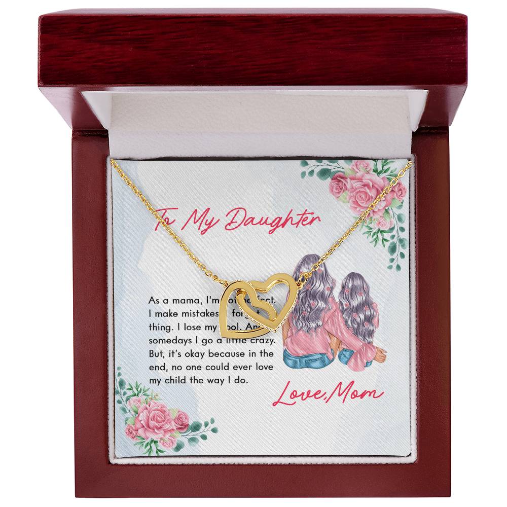 Daughter'S Gift - No One Could Ever Love My Child The Way I Do - The Interlocking Heart Necklace Interlocking Hearts Necklace