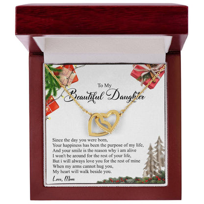 Your Happiness Has Been The Purpose Of My Life - Interlocking Heart Necklace Interlocking Hearts Necklace