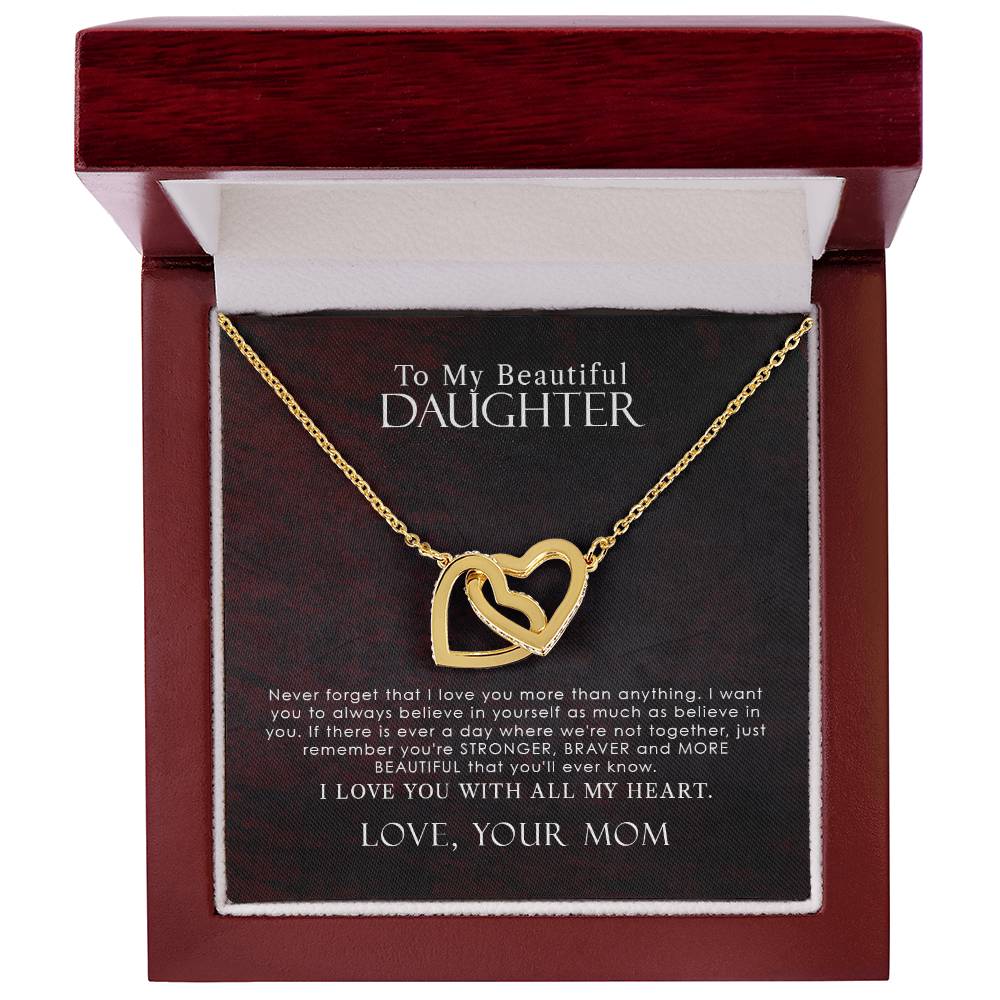 Collection Daughter - More Beautiful That You'Ll Ever Know - Necklace Interlocking Hearts Necklace