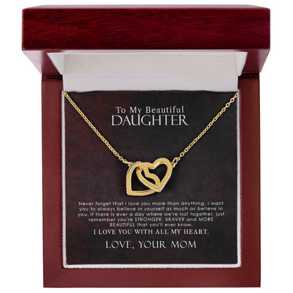 Collection Daughter - More Beautiful That You'Ll Ever Know - Necklace Interlocking Hearts Necklace