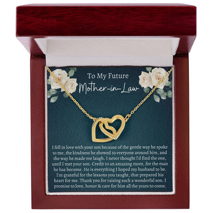 Future Mother In Law Interlocking Hearts Necklace