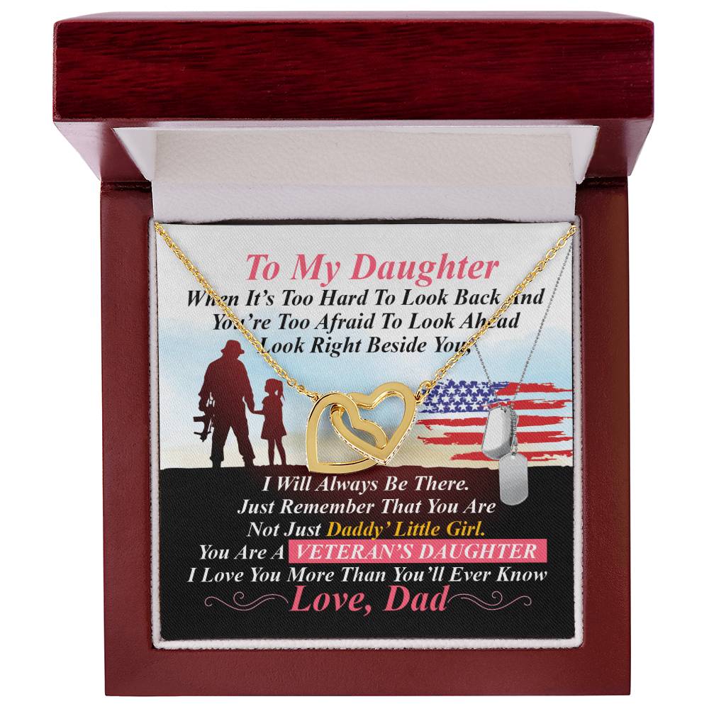 Veteran'S Daughter - Interlocking Heart Necklace Interlocking Hearts Necklace