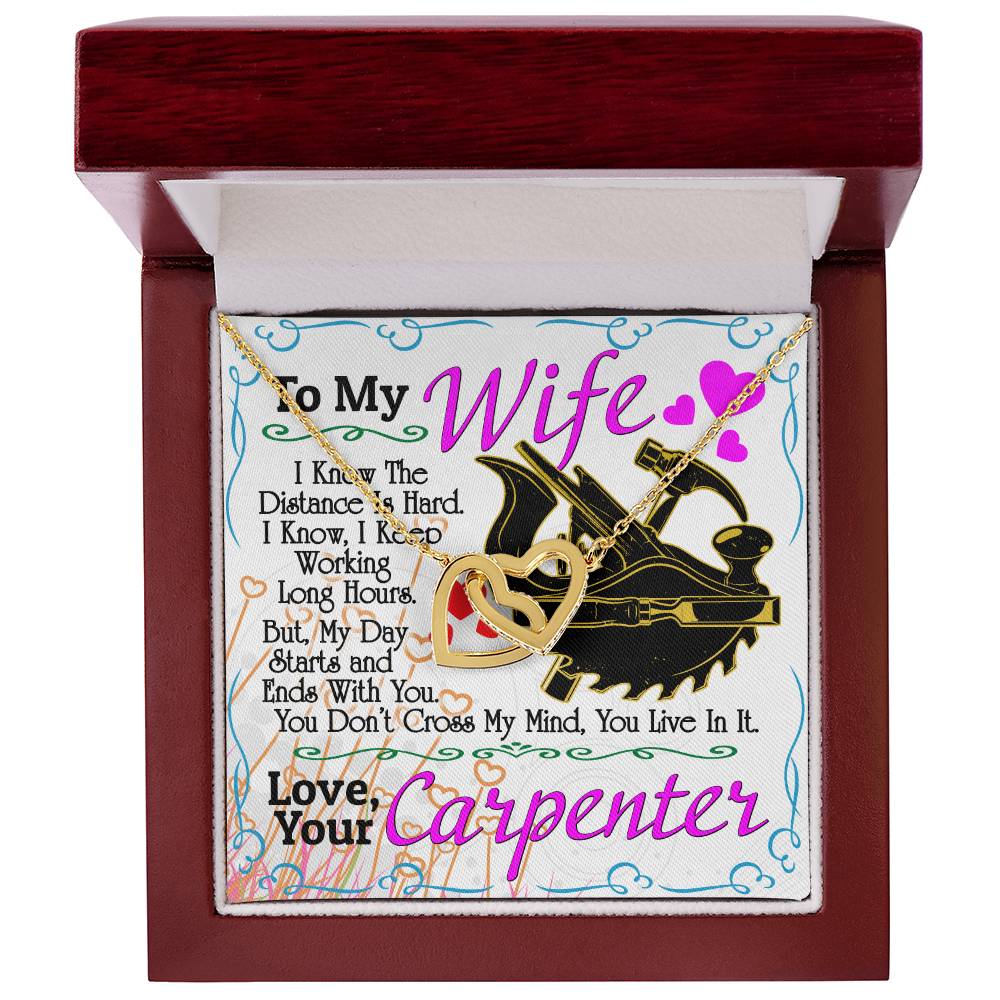 Carpenter'S Wife - Interlocking Heart Necklace Interlocking Hearts Necklace