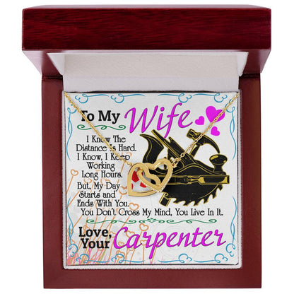 Carpenter'S Wife - Interlocking Heart Necklace Interlocking Hearts Necklace