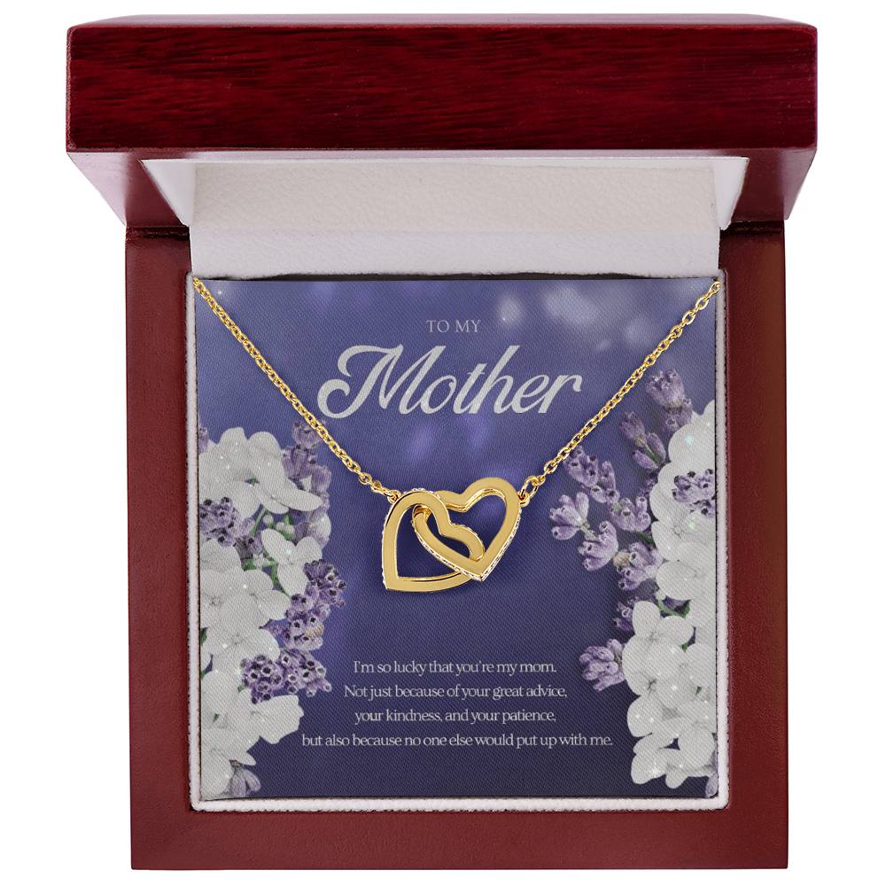 Twist Forever Love Interlocking Hearts Necklace