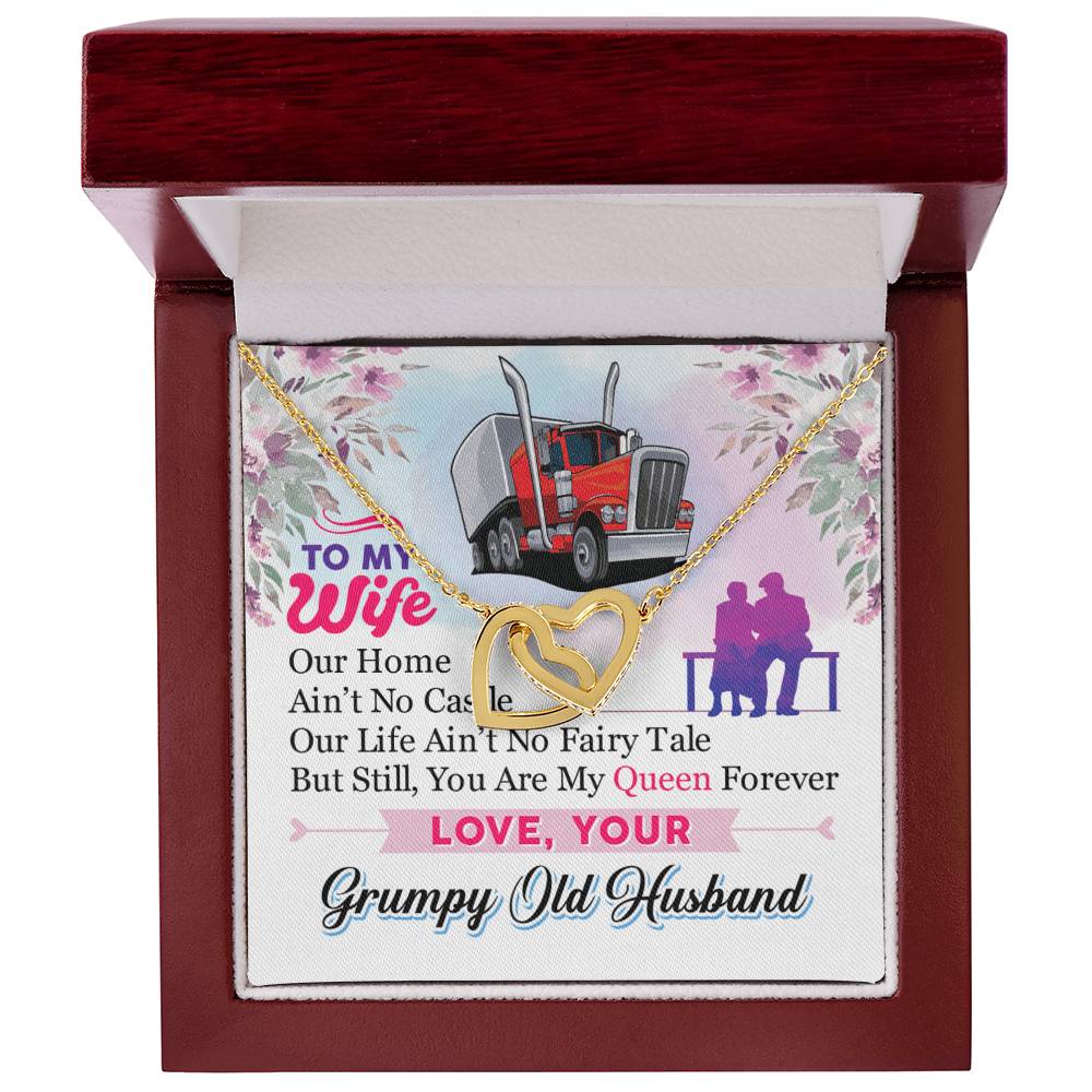 Trucker'S Wife - Interlocking Heart Necklace Interlocking Hearts Necklace