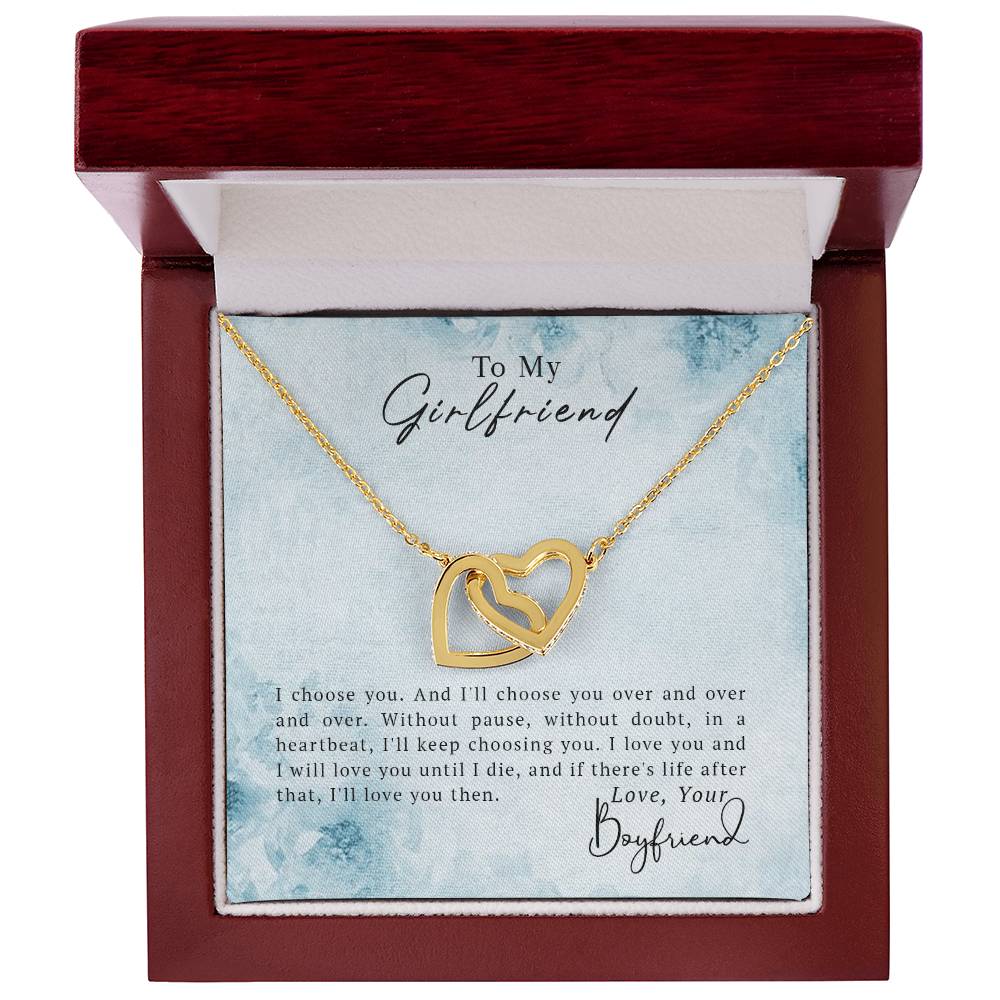 Collection Girlfriend - Interlocking Interlocking Hearts Necklace