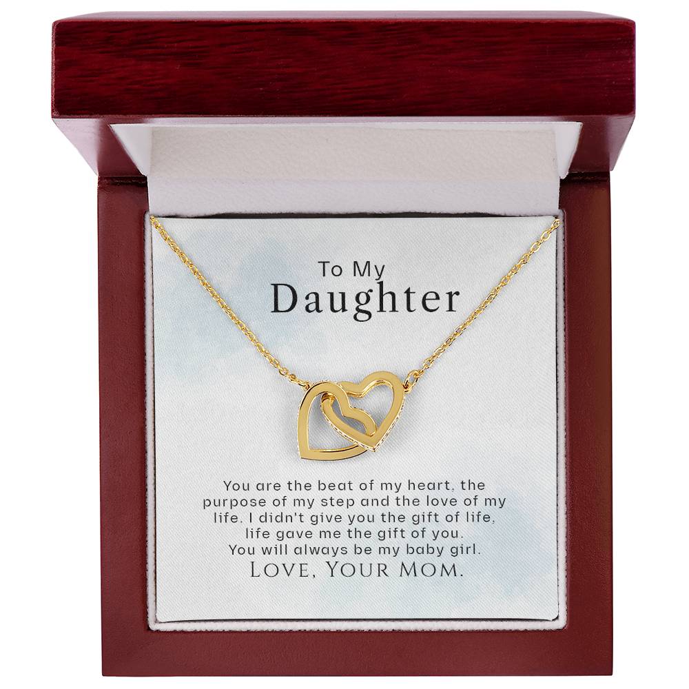 Collection Daughter - The Beat Of My Heart - Necklace Interlocking Hearts Necklace