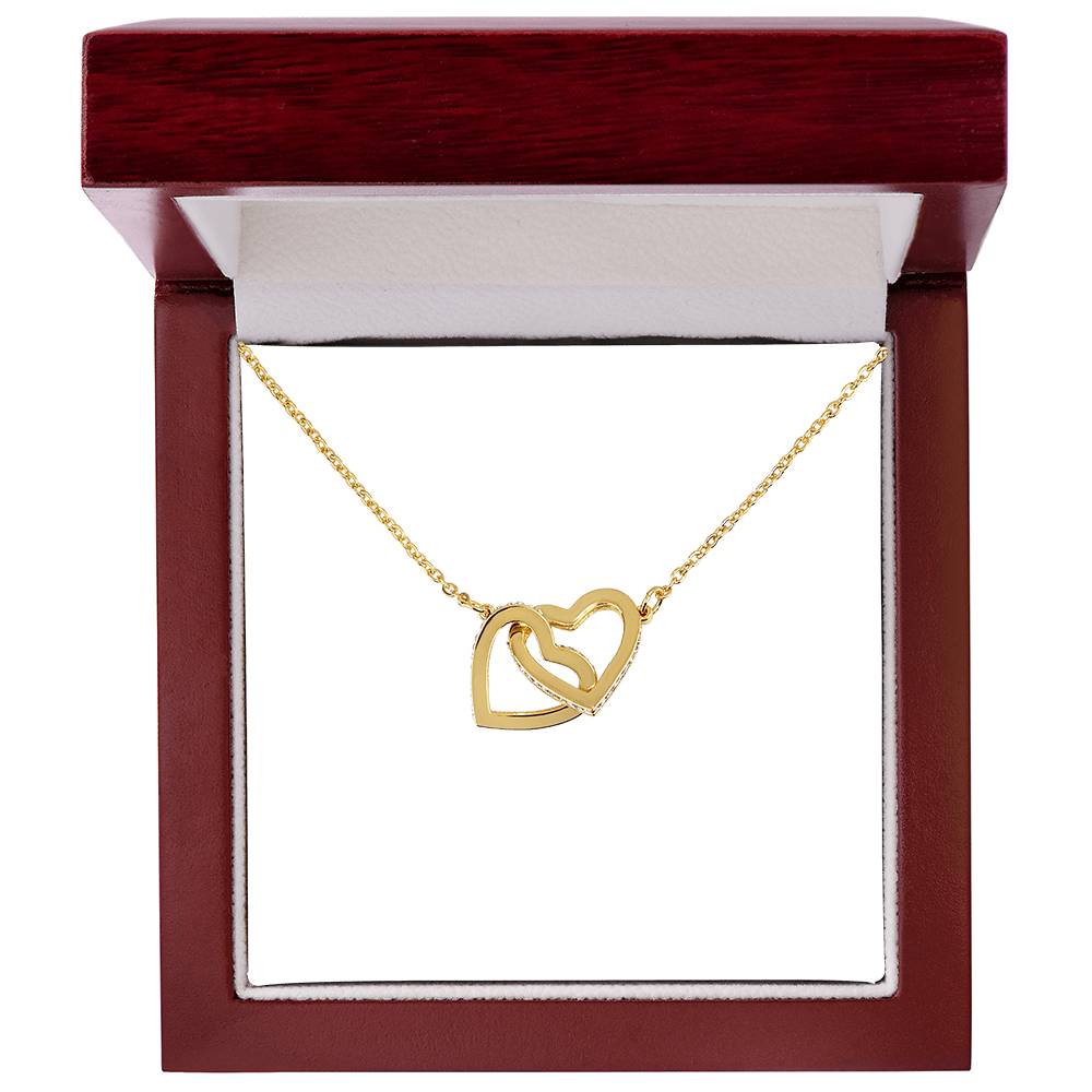 8Th Birthday Gift 8Th Birthday Necklace Gift Happy 8Th Birthday Gift Gift For 8 Year Birthday Girl Interlocking Hearts Necklace