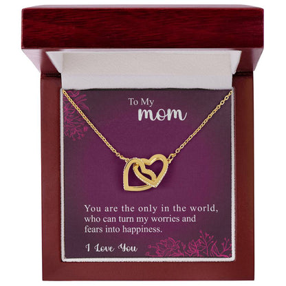 Collection Mom - The Impact You Have On Me - Necklace Interlocking Hearts Necklace