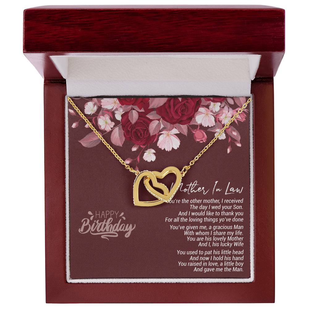 Birthday Gift For Mother In Law 2021 Birthday Celebration Ideas For Mother-In-Law Gift For Mother-In-Law Usa Gifts For Mother-In-Law Birthday Mother In Law Gifts Uk Interlocking Hearts Necklace