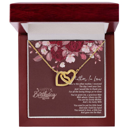 Birthday Gift For Mother In Law 2021 Birthday Celebration Ideas For Mother-In-Law Gift For Mother-In-Law Usa Gifts For Mother-In-Law Birthday Mother In Law Gifts Uk Interlocking Hearts Necklace