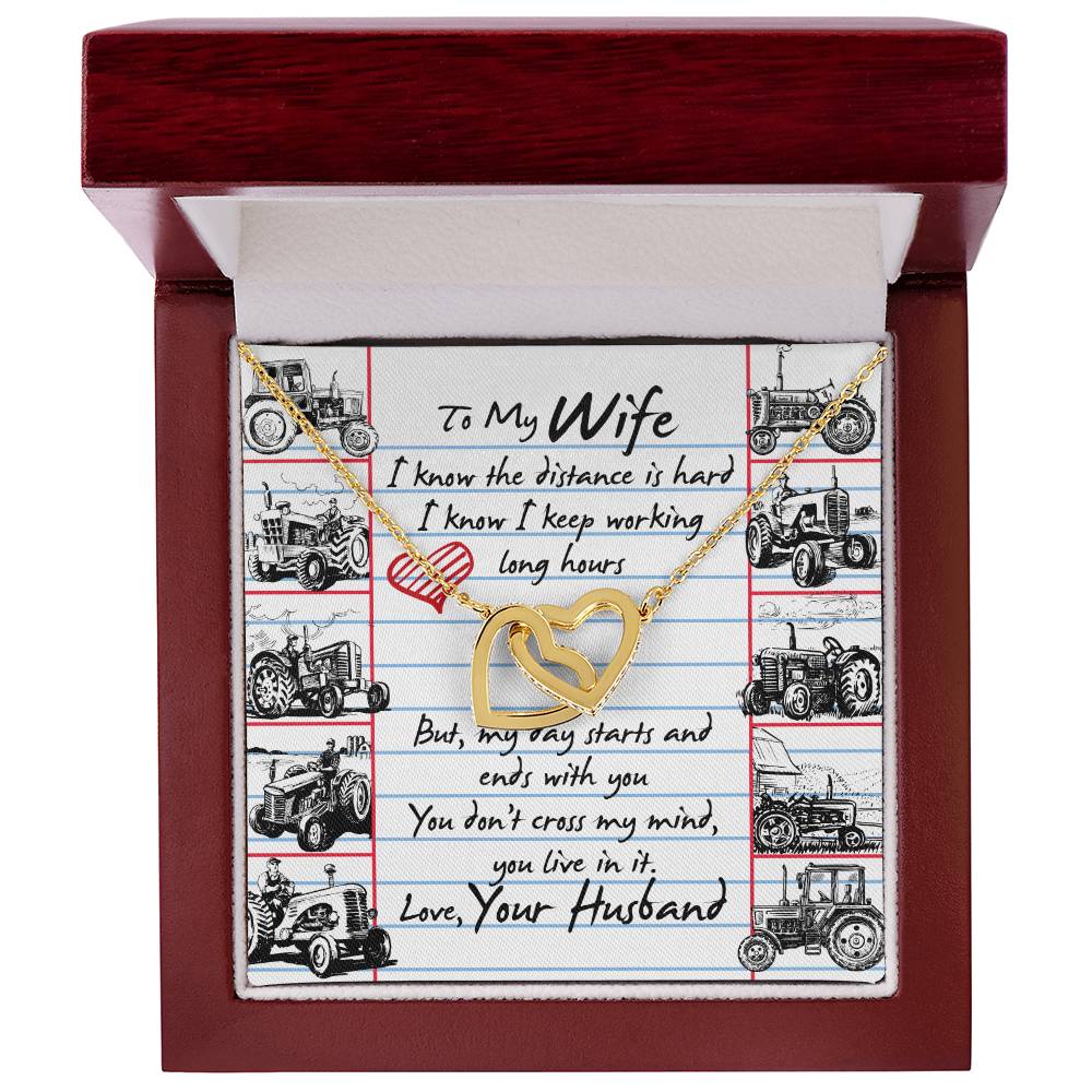 Farmer'S Wife - Interlocking Heart Necklace Interlocking Hearts Necklace