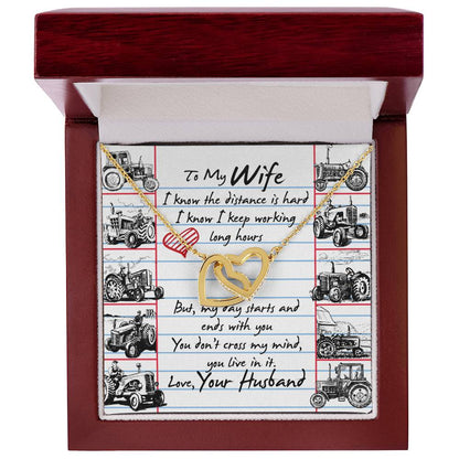 Farmer'S Wife - Interlocking Heart Necklace Interlocking Hearts Necklace