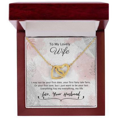 Best Gift For Wife From Husband Interlocking Hearts Necklace