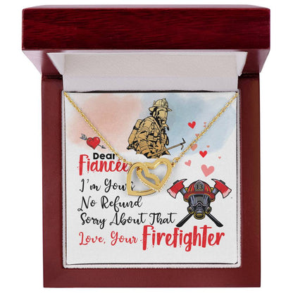 Firefighter'S Fiancée - Interlocking Heart Necklace Interlocking Hearts Necklace