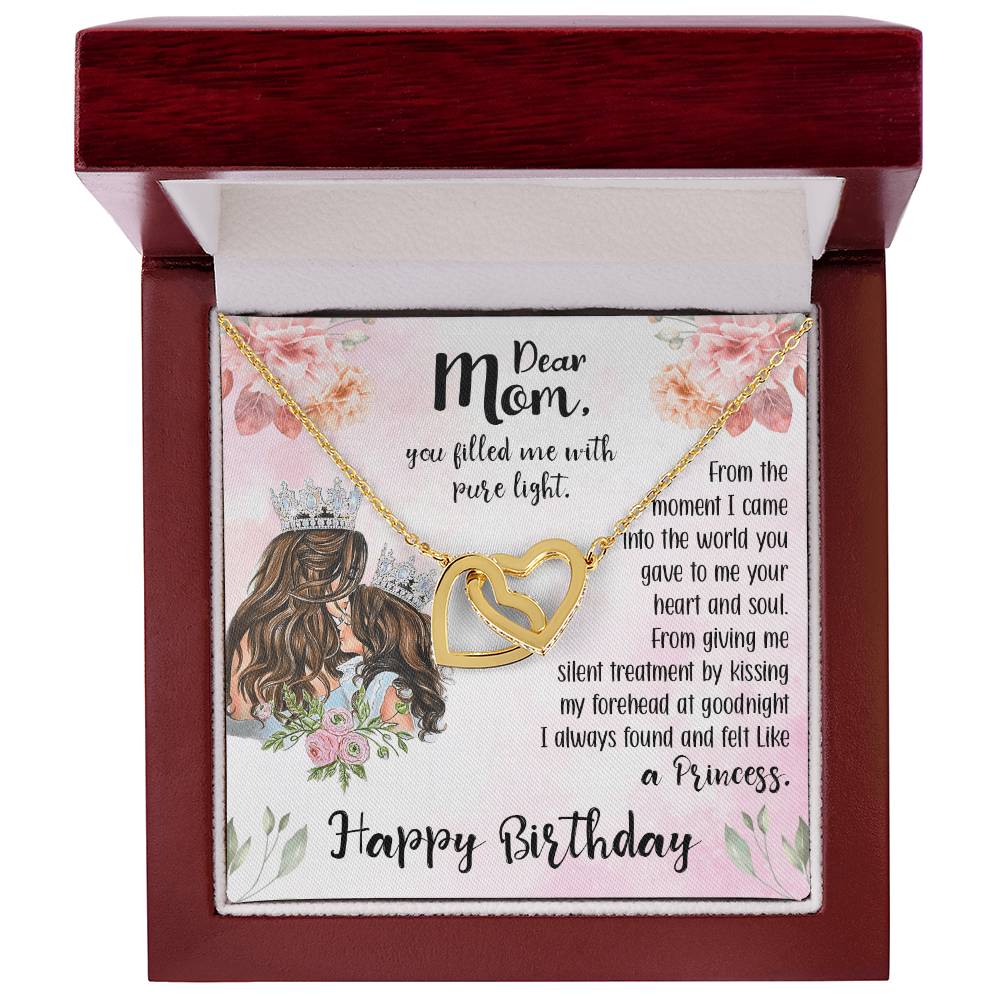 You Fill Me Interlocking Hearts Necklace