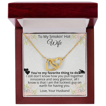 You'Re My Favorite Thing To Do - Interlocked Hearts Interlocking Hearts Necklace