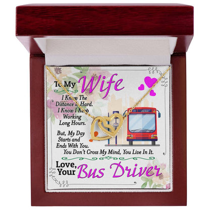 Bus Driver'S Wife - Interlocking Heart Necklace Interlocking Hearts Necklace